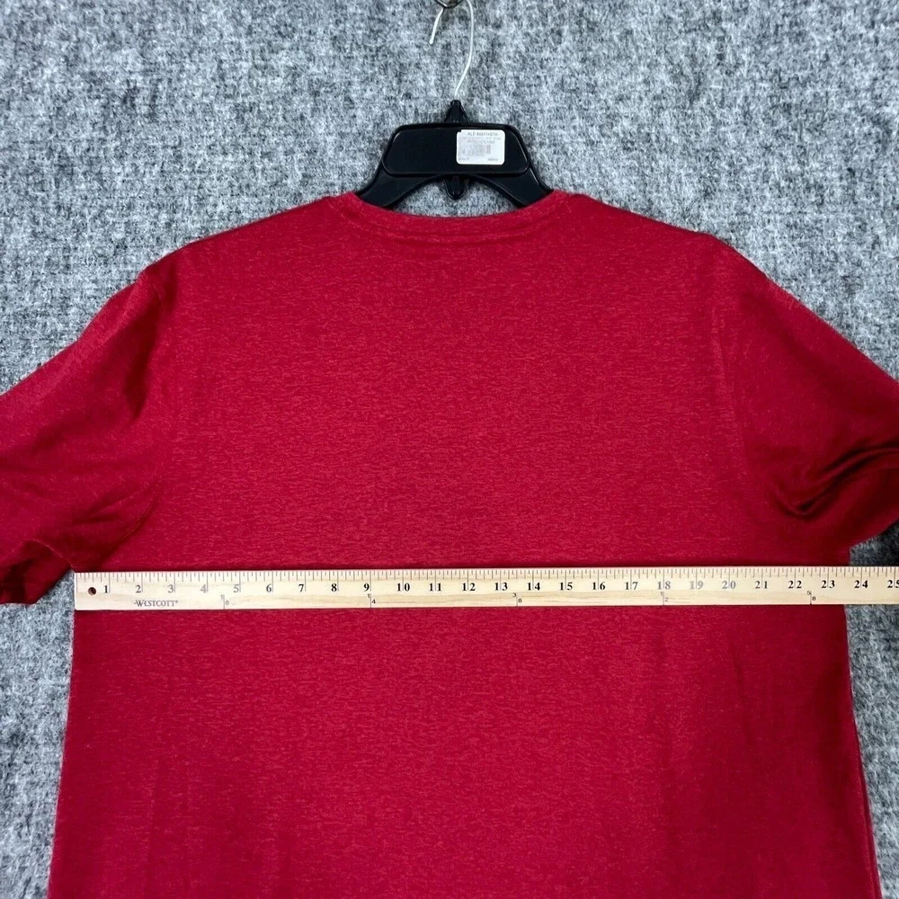 Troy University Shirt Mens XL Red‎ Champion Graphic Tee Collegiate Sporty Casual - Picture 6 of 9